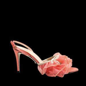 Gucci Pink Ballerina Floof Heels